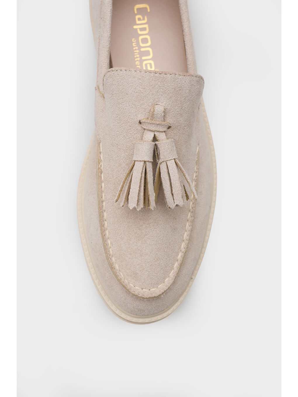 Bej Ronnica Kadın Loafer-2