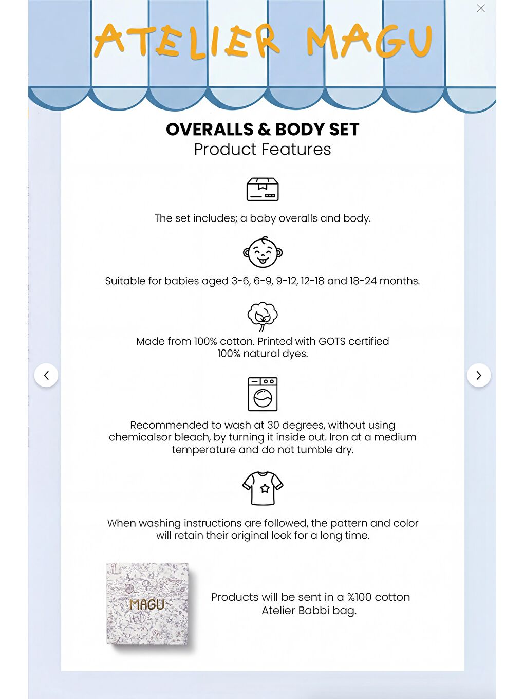 Karışık Unisex Bebek Pamuklu Salopet Ve Uzun Kollu T-Shirt 2'Li Takım – Hediye Kutulu-4