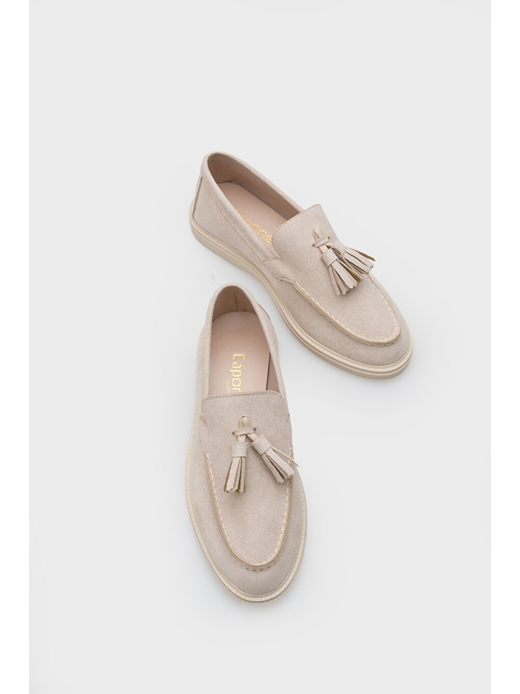 Bej Ronnica Kadın Loafer-5