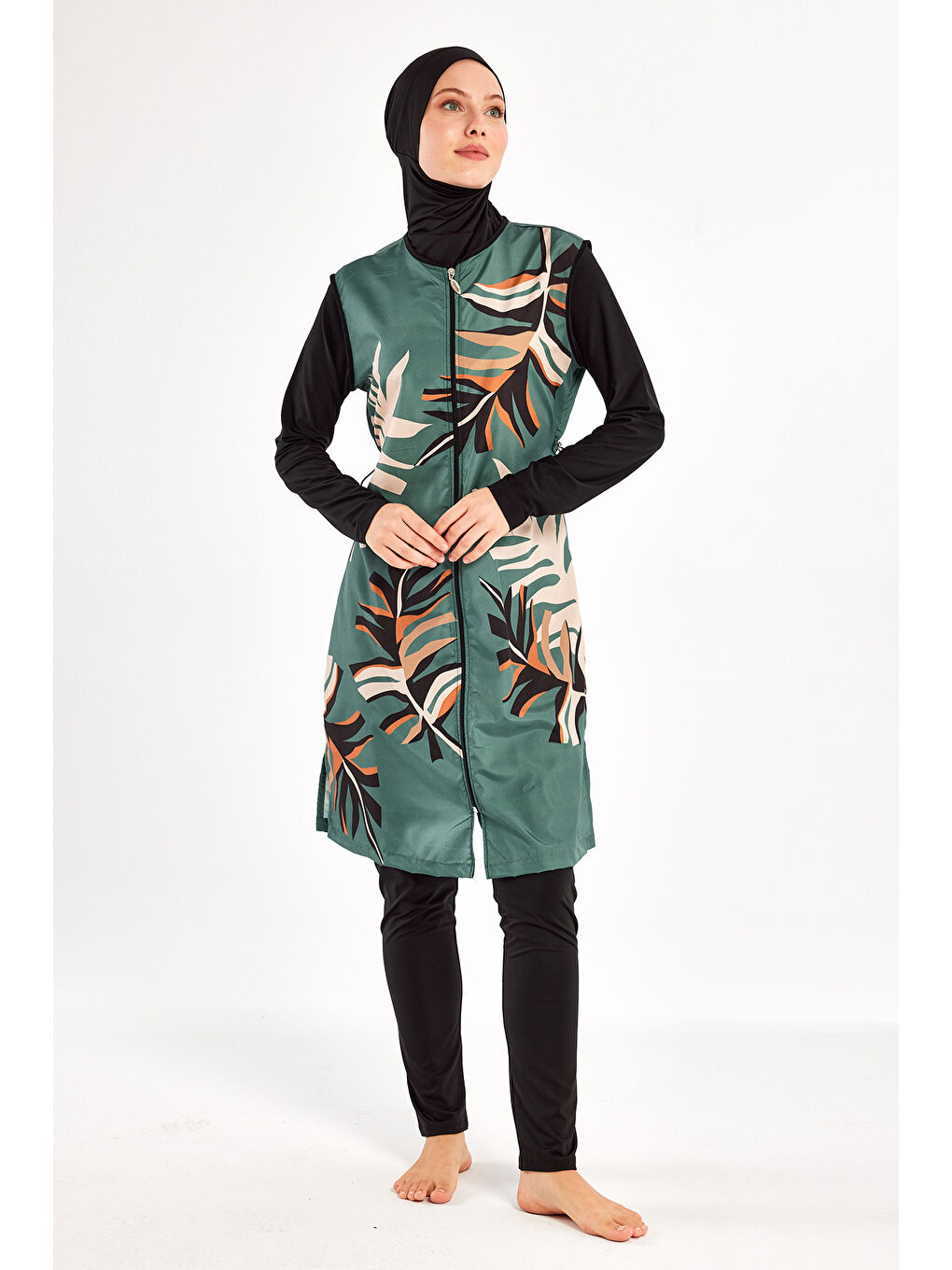 Tam Kapalı Tesettür Mayo 1305 Siyah05-1