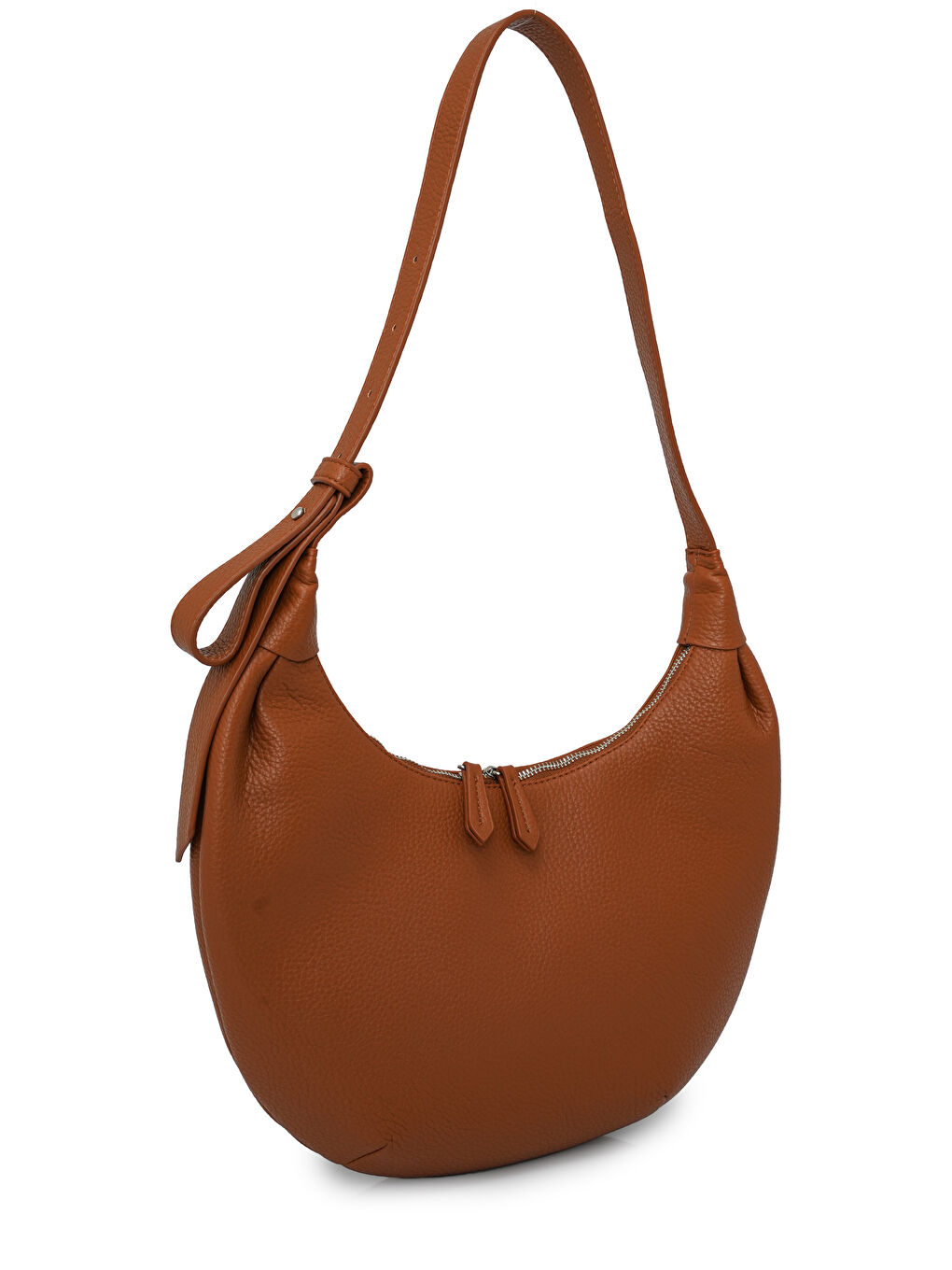 Kahverengi Püskül Detaylı Kadın Omuz Çantası MB02-1