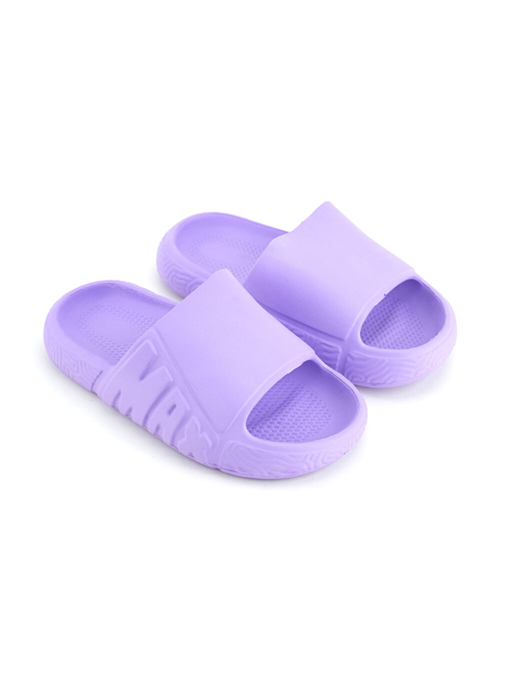 Lila Yazlık Kız Çocuk Eva Islak Zemine Uygun Ev Bahçe Banyo Havuz Terlik-2