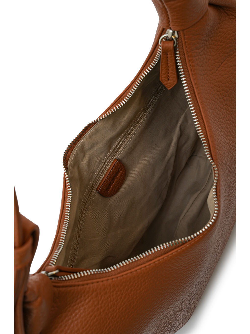 Kahverengi Püskül Detaylı Kadın Omuz Çantası MB02-4