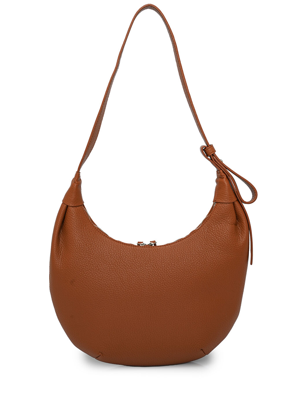 Kahverengi Püskül Detaylı Kadın Omuz Çantası MB02-5