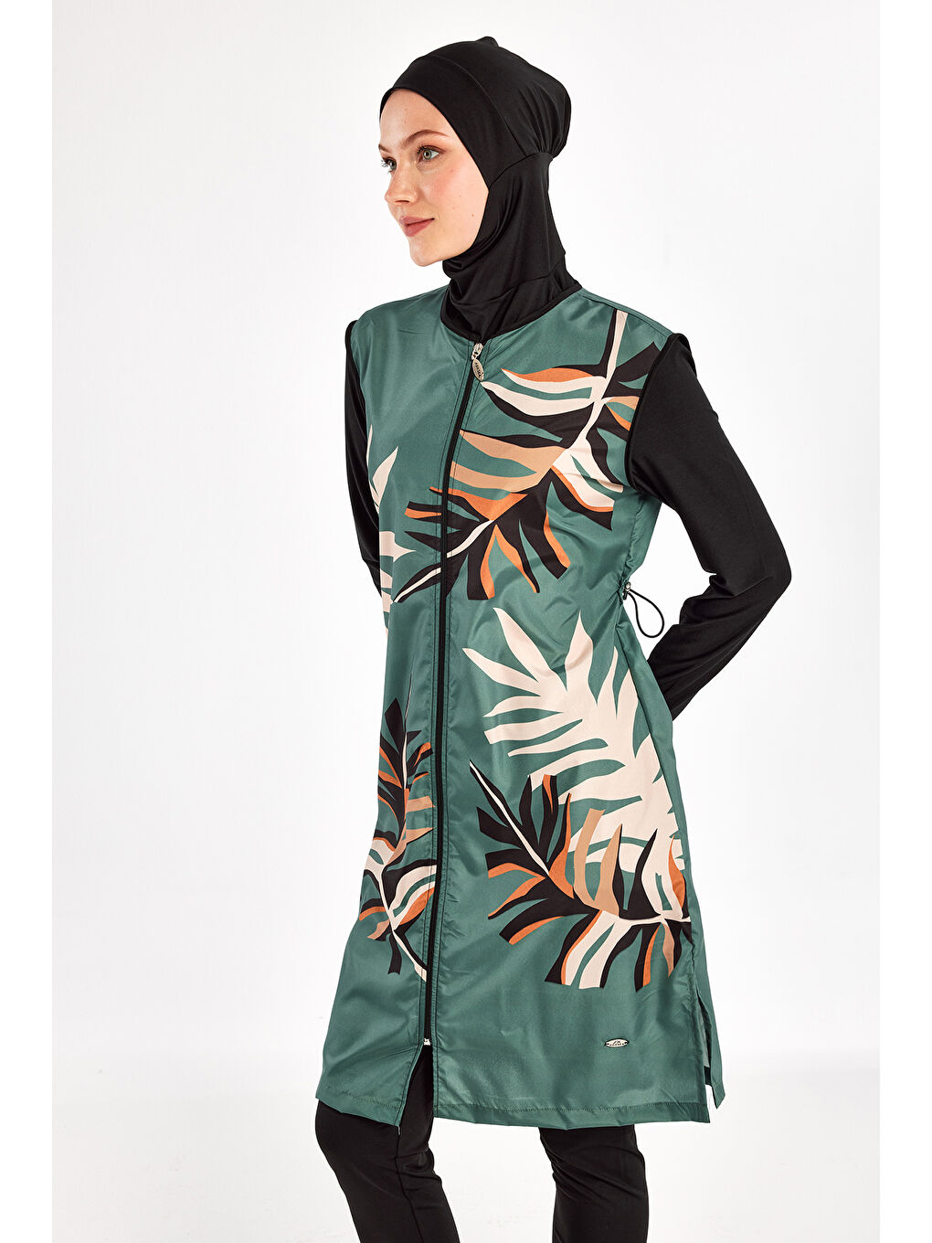 Tam Kapalı Tesettür Mayo 1305 Siyah05-4