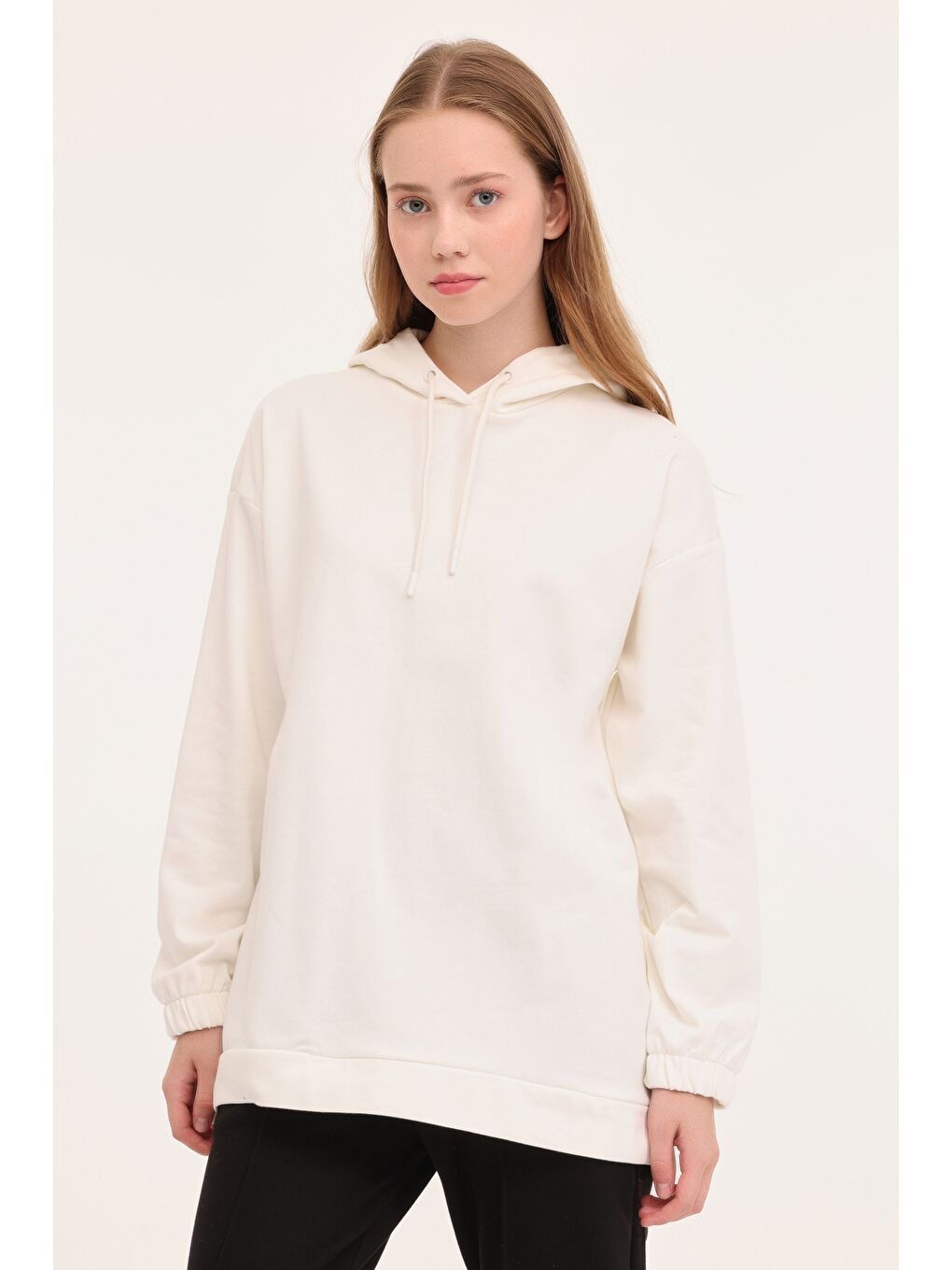 Kinetix Bej WL CLAUDIA 17MS418 4PR Ekru Kadın Sweatshirt