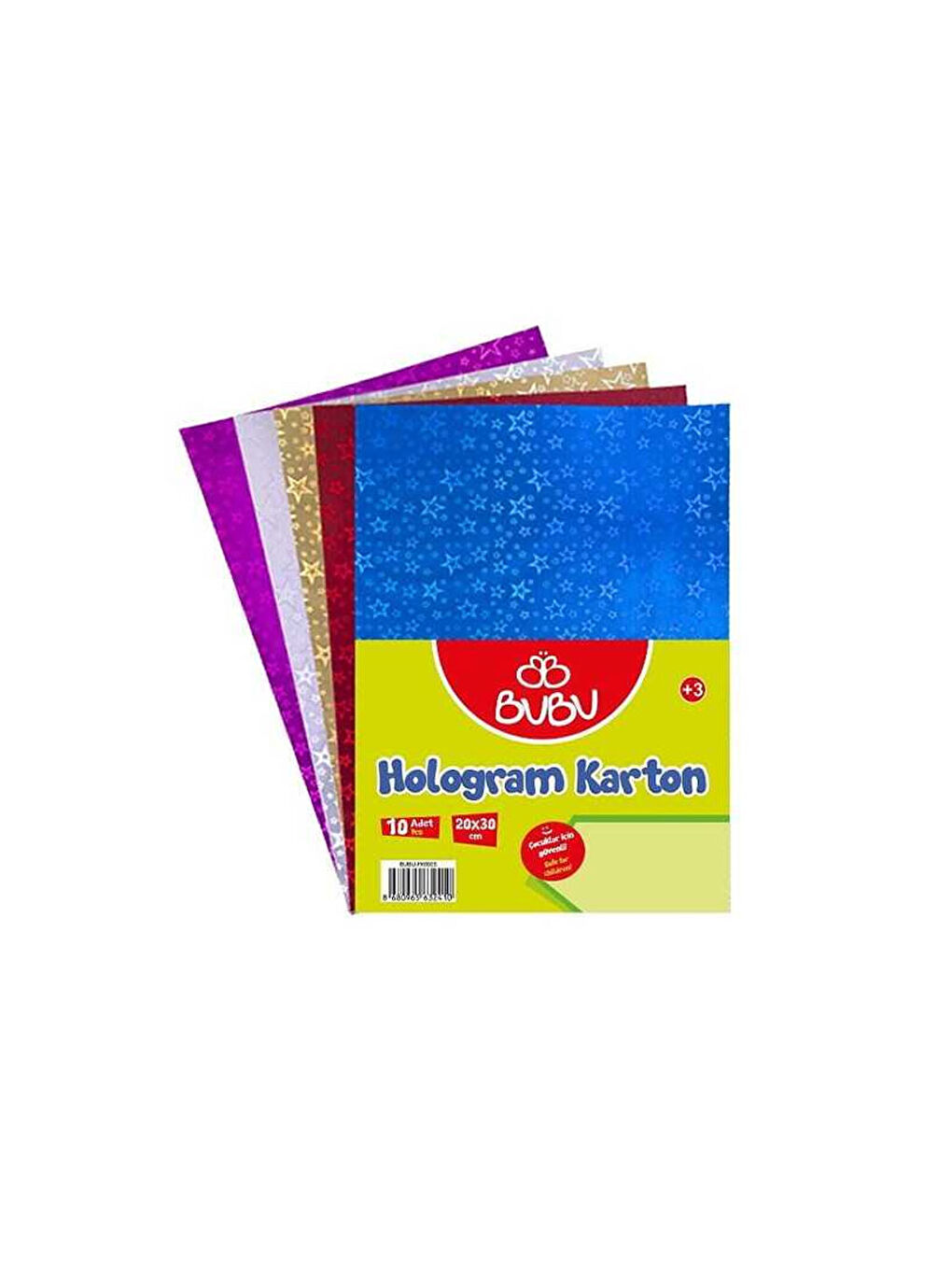 Hologram Karton 20X30 10 Renk FK0020
