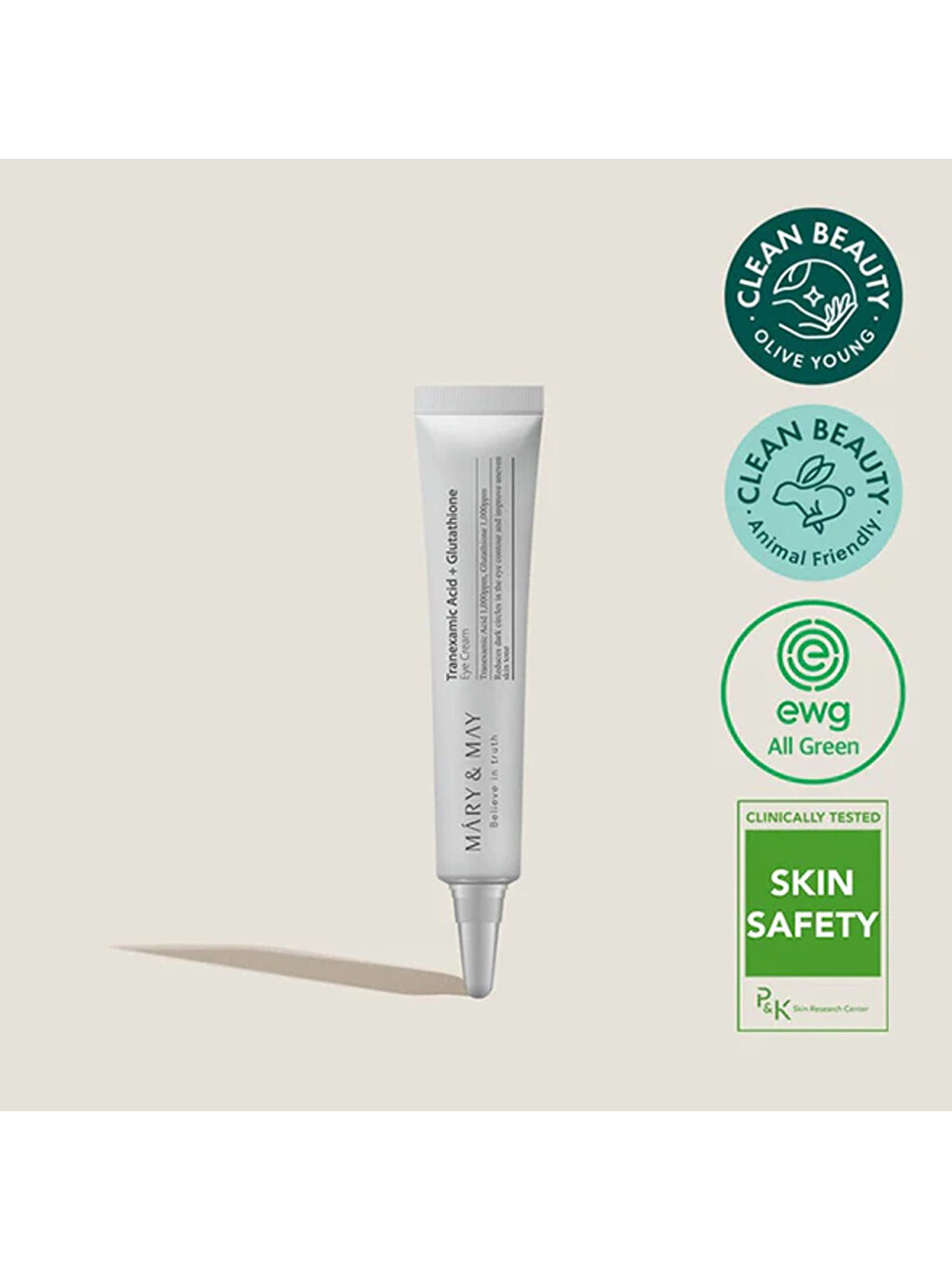 Tranexamic Acid + Glutathion Koyu Halka Karşıtı Aydınlatıcı Göz Çevresi Kremi 12 Gr-1