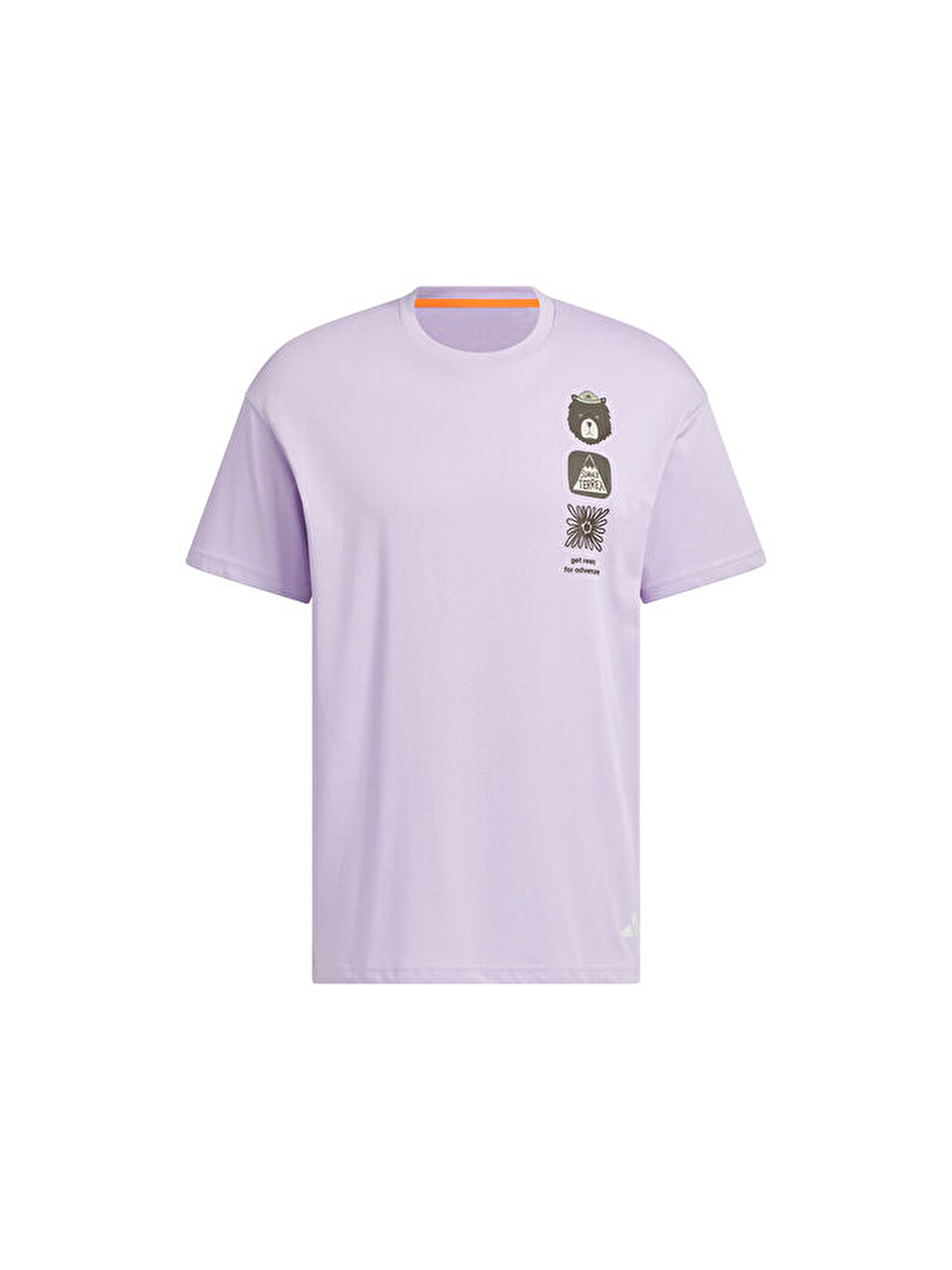 Terrex Mt Gfx Tee Erkek Outdoor Tişörtü Ke3719 Mor-2