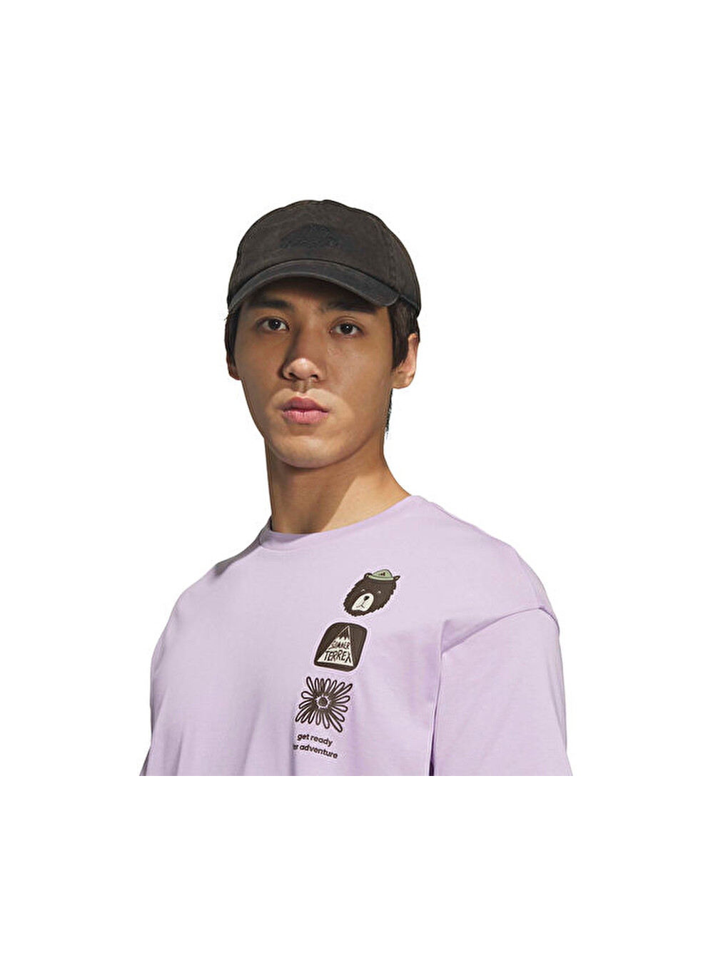 Terrex Mt Gfx Tee Erkek Outdoor Tişörtü Ke3719 Mor-3