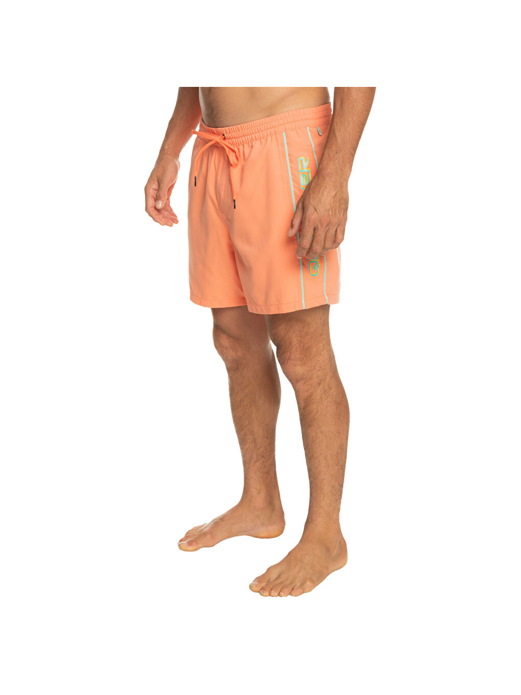 Mercan Erkek Şort Volley Short Vert Somon Günlük Giyim-3