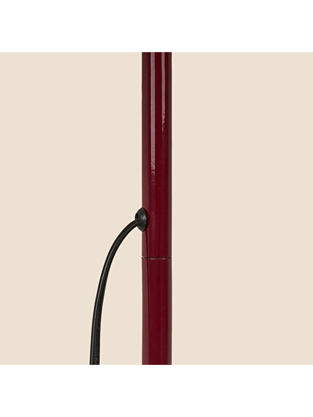 Karışık Lighting Metal Ayaklı Desenli Kumaş Başlık Lambader - Renkli - 150 cm-4