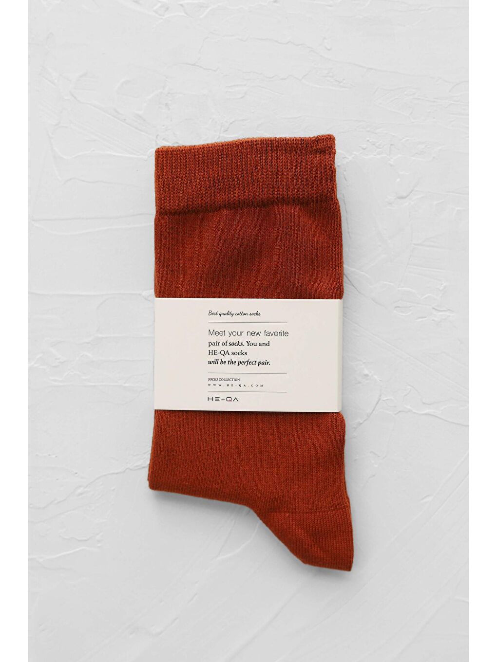 Kahverengi Düz Soket Çorap Zencefil-1