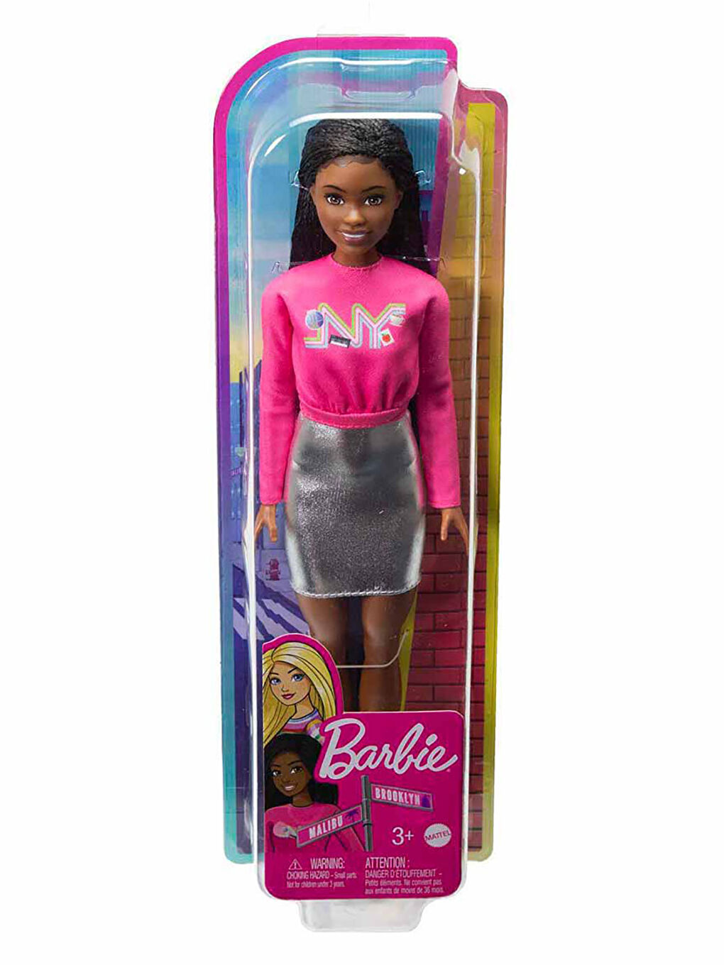 BARBIE Pembe Brooklyn Bebek HGT14 Pembe 3+ Yaş