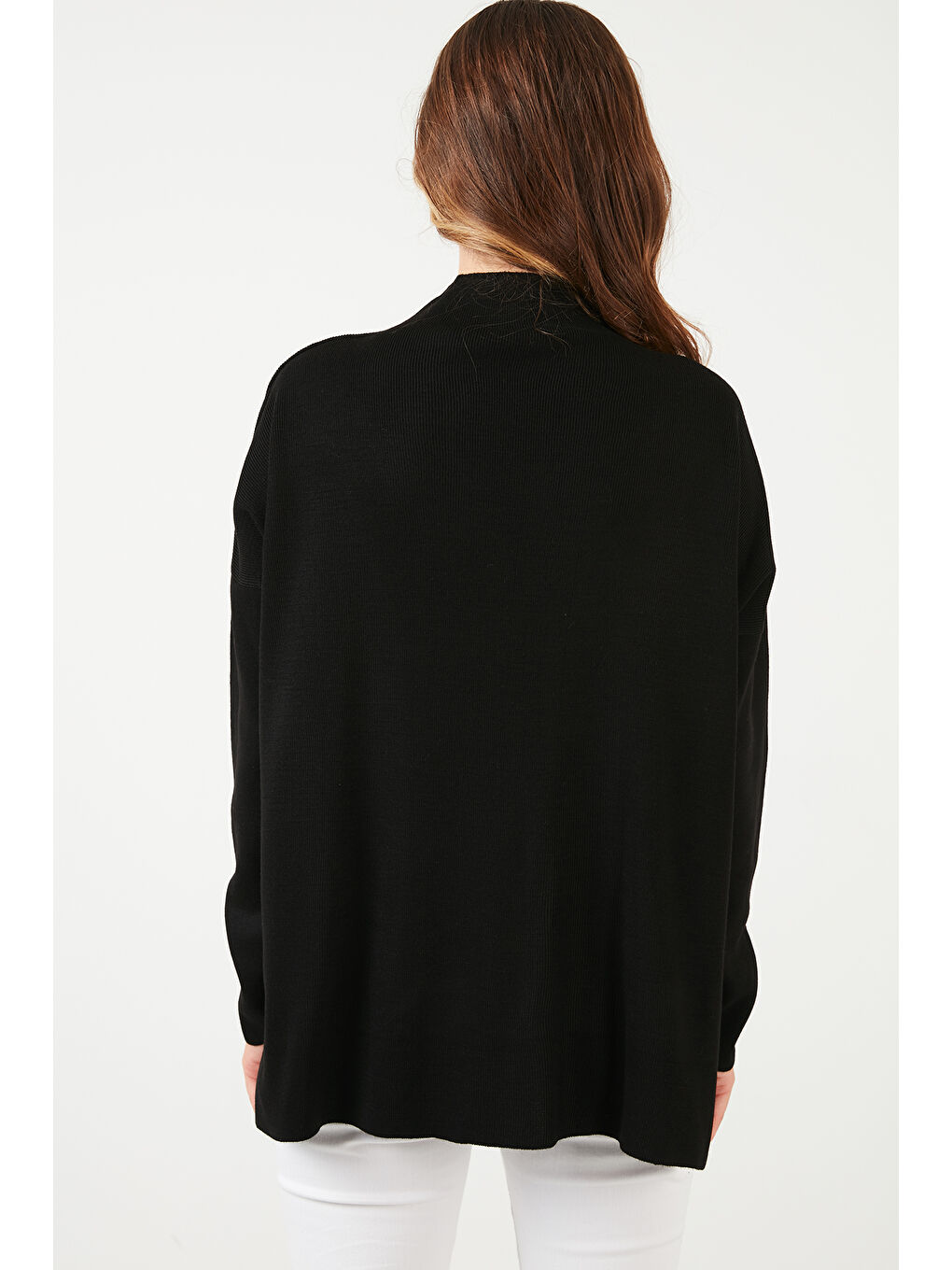 Mor Pamuklu Arkası Uzun Dik Yaka 2'li Paket Triko Kazak 4615002S2-4