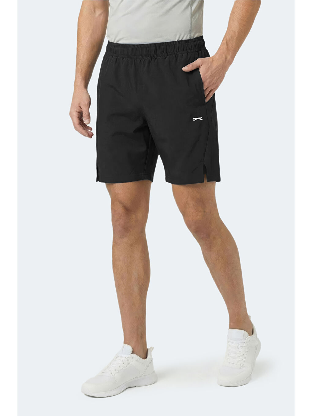 RADIANT Erkek Cepli Fıtness Siyah Şort-5