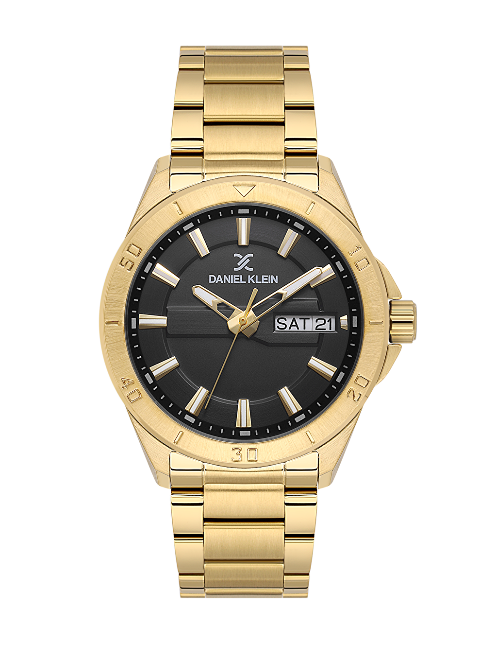 Sarı Orijinal  Su Geçirmez 2 Yıl Garantili DKE.1.10823-7  Erkek Kol Saati