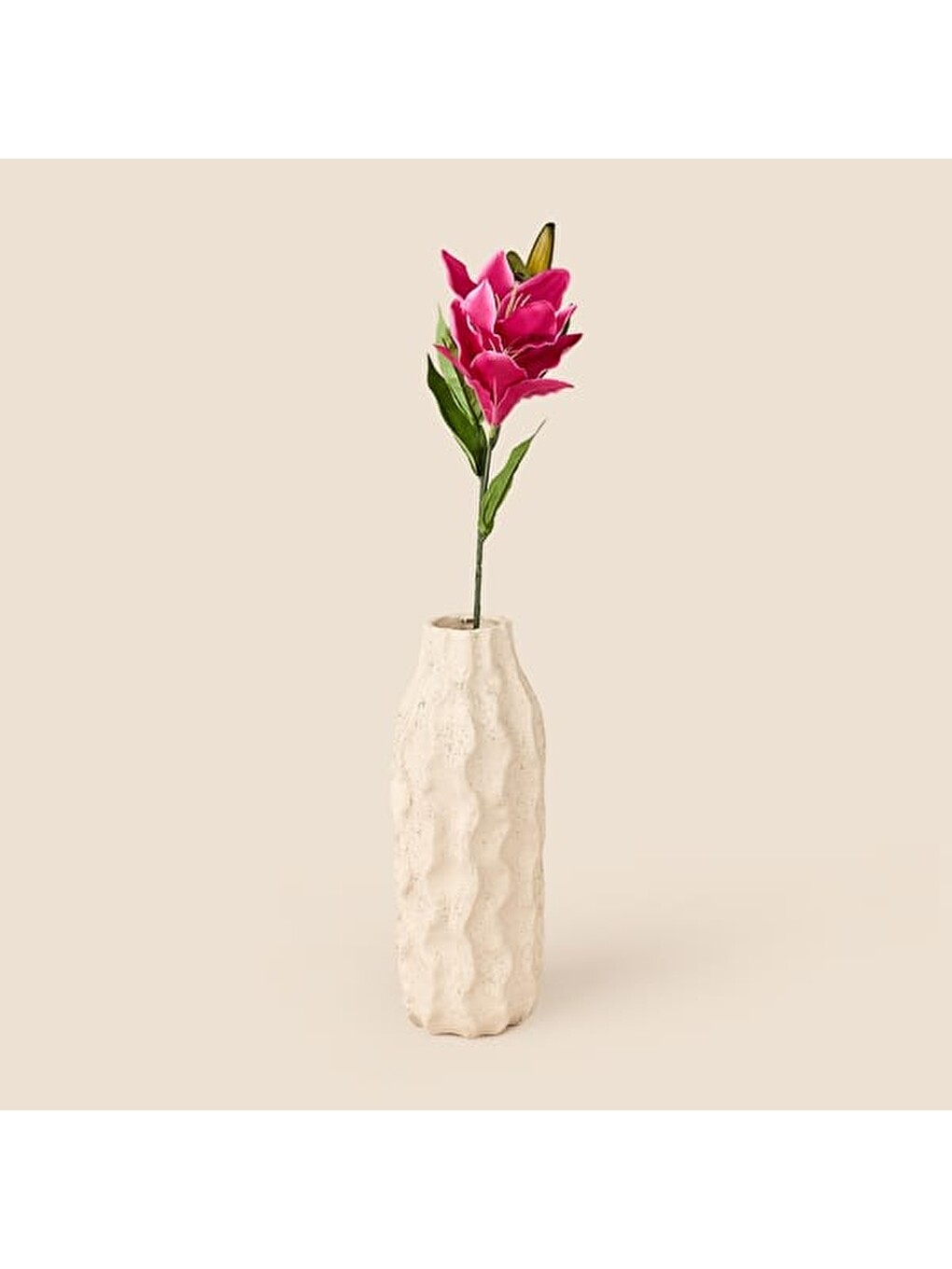 Deco Zambak Yapay Dal Çiçek - Pembe - 63 cm