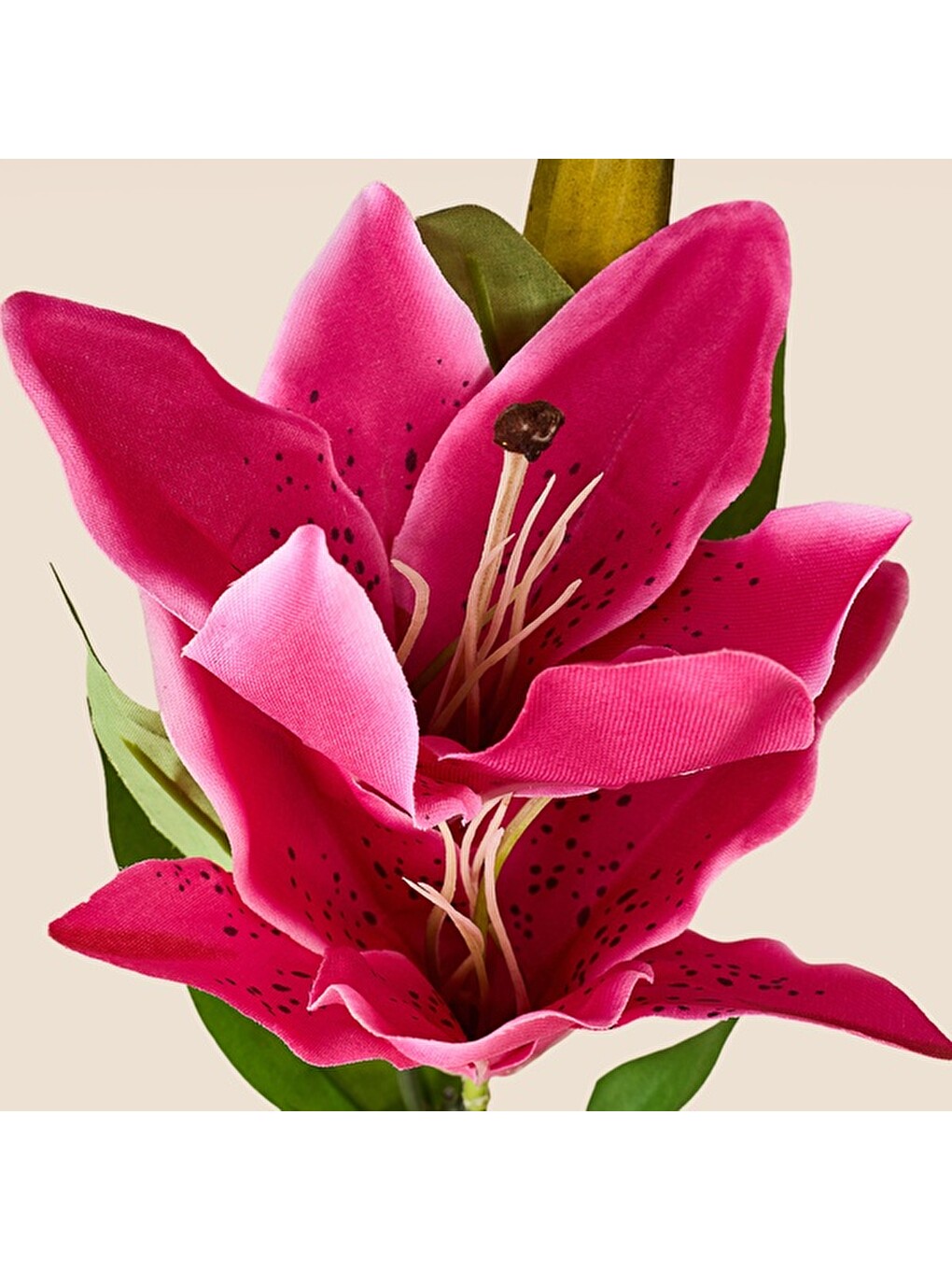 Deco Zambak Yapay Dal Çiçek - Pembe - 63 cm-2