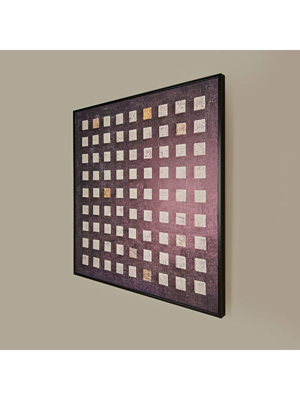 Deco Darkness Kanvas Tablo - Siyah - 100x100 cm-2