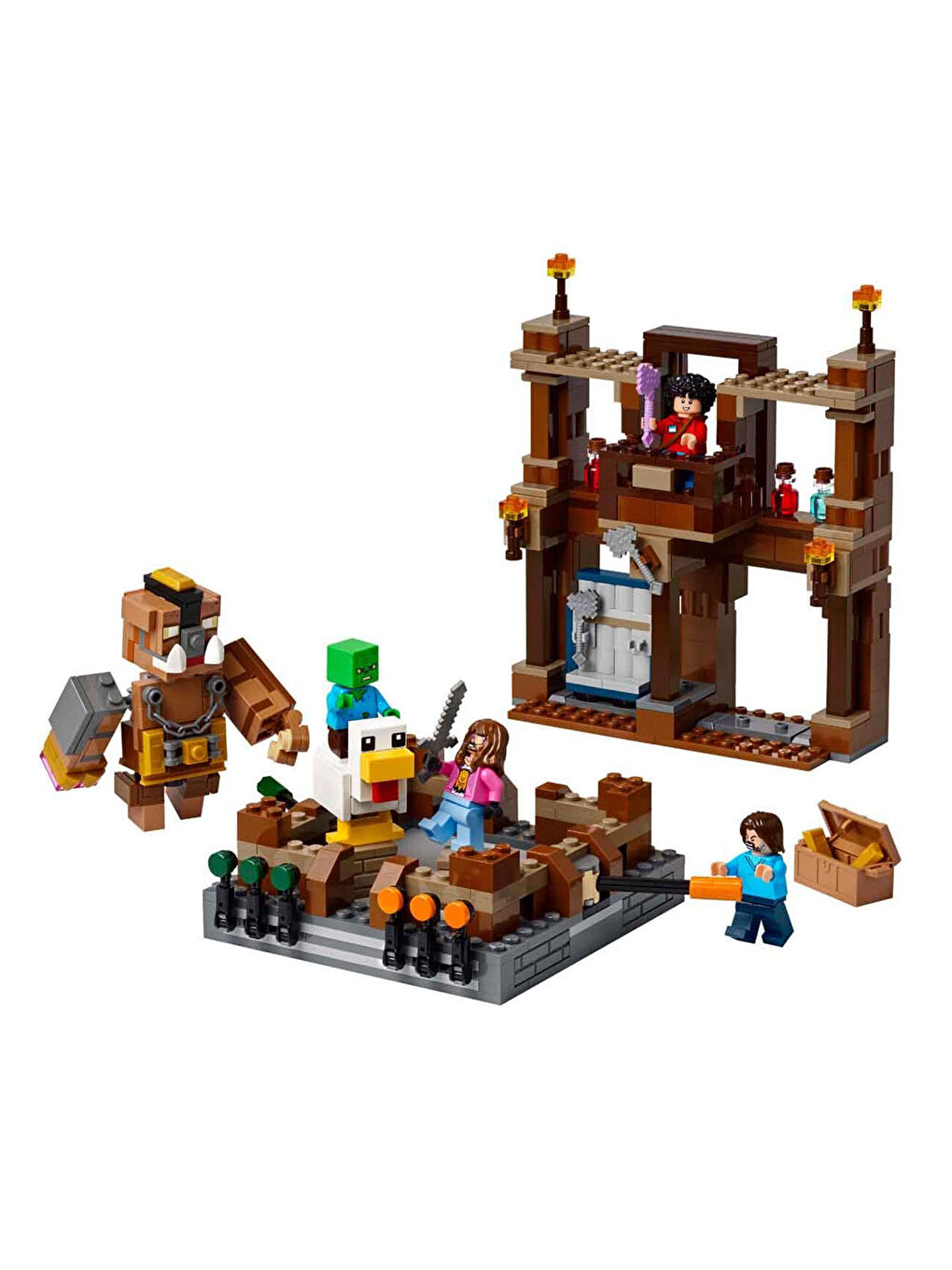 Minecraft Orman Malikanesi Dövüş Ringi 21272-4