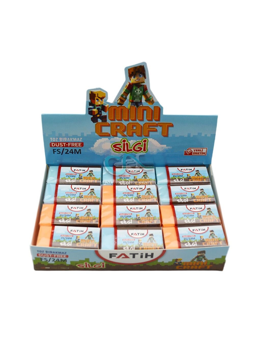 Mini Craft Dust Free Orta Boy Silgi No:24 24 Adet FA37080