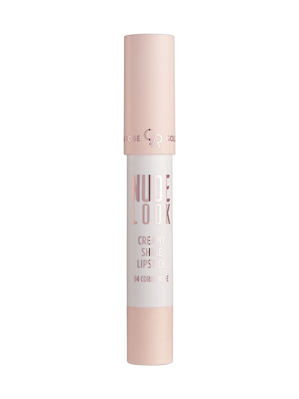 Nude Look Creamy Shine Lipstick No: 04 Coral Nude - Kalem Ruj-2