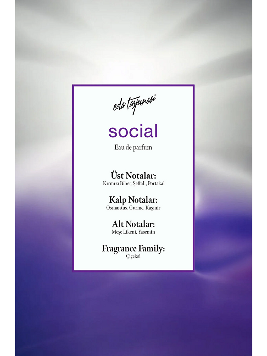 Social Parfum EDP - 100 ml (EGY0051)-2