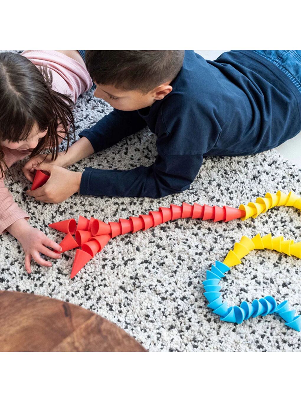 Piks Yapı ve Denge Oyunu Koni 48 Parça-7