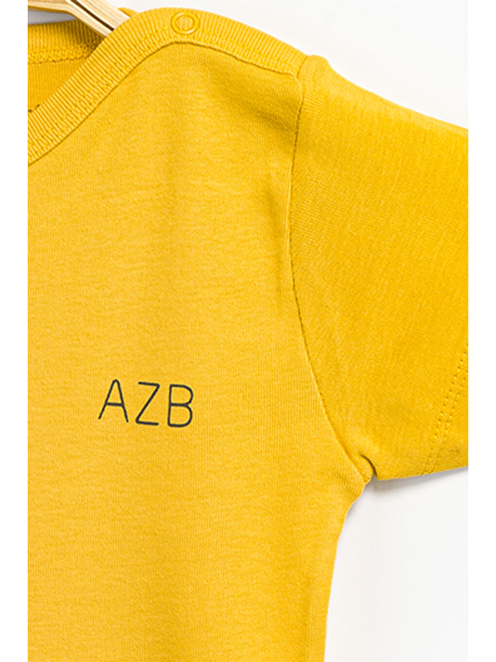 Kahverengi Erkek Kız Bebek Çıtçıtlı % 100 Pamuk Body & Zıbın-2