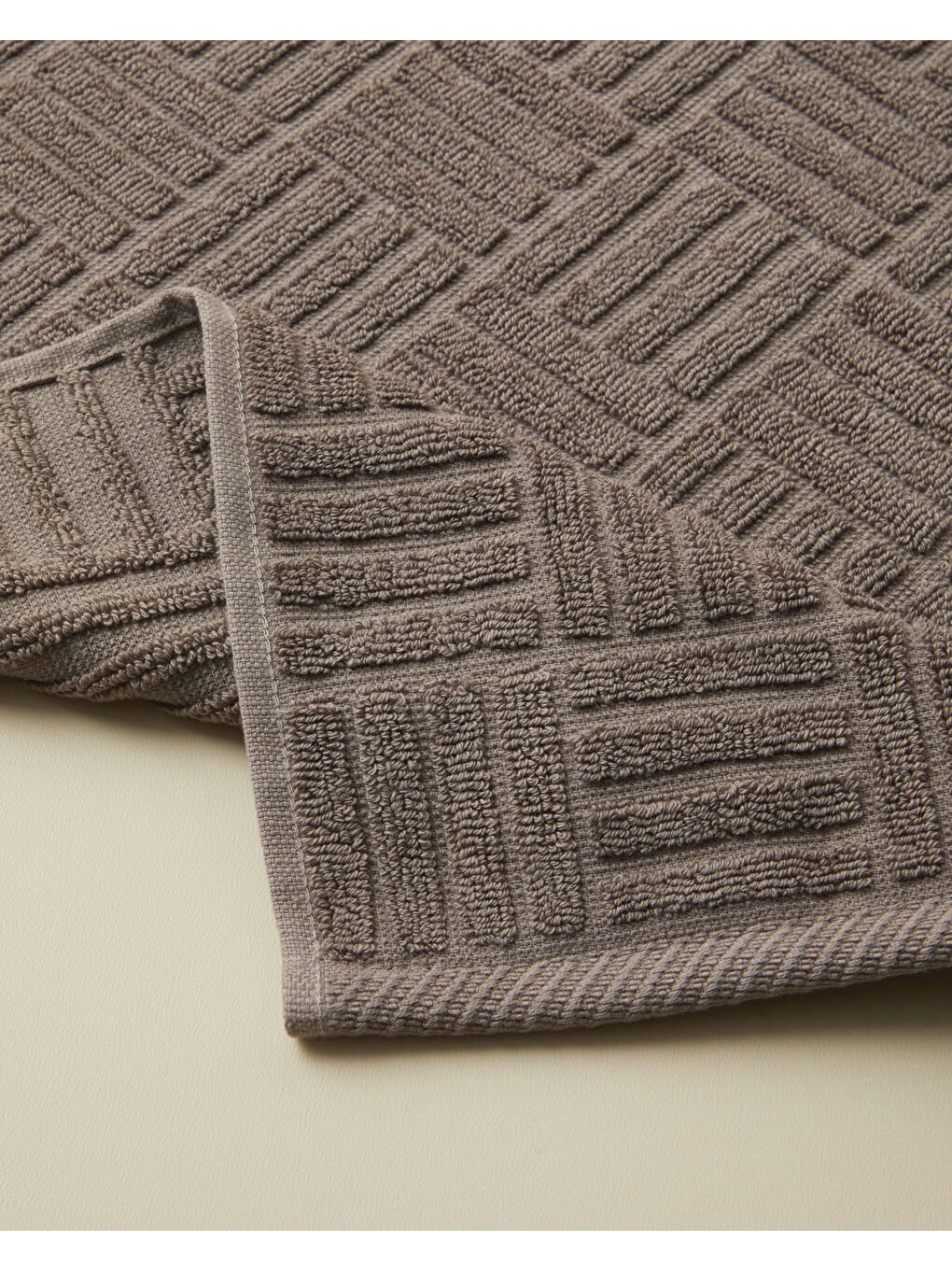 Kahverengi Panera Pamuk Ayak Havlusu 50x85 cm Sisli Kahve-1