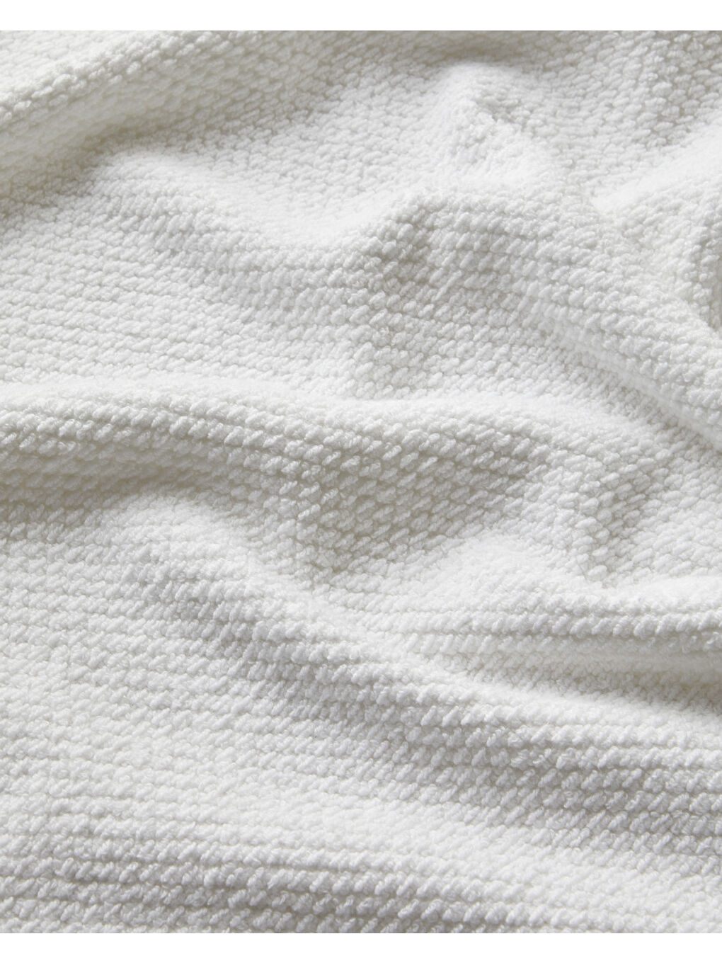 Sandy Stripe Pamuk Ayak Havlusu 50x70 cm Beyaz-2