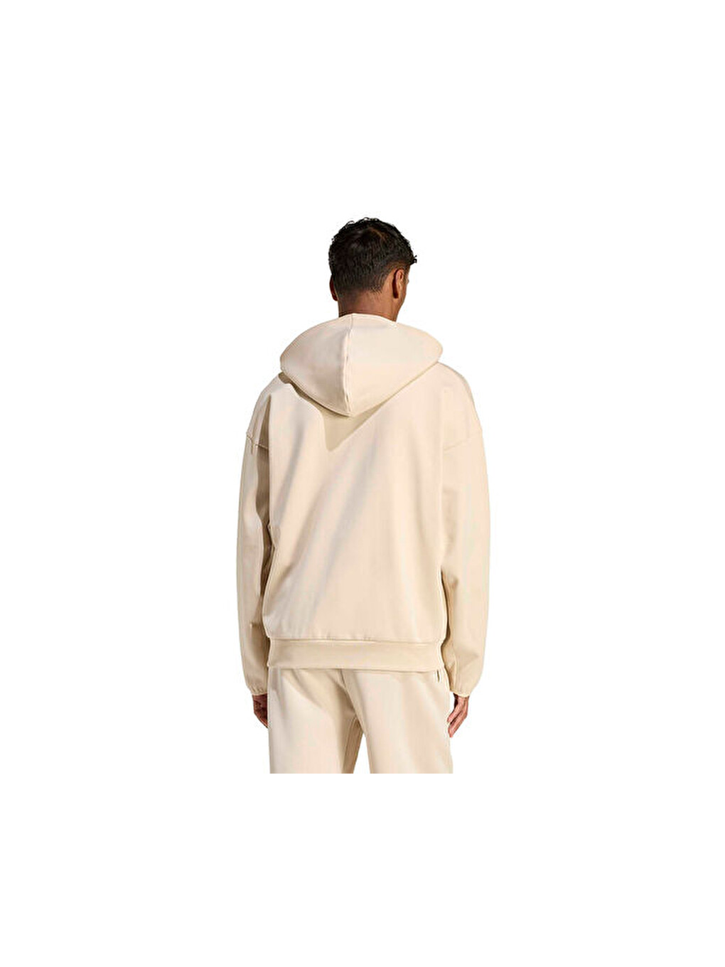 Ekru M Fi Sl Fz Erkek Günlük Fermuarlı Sweatshirt Kd7665 Krem-1