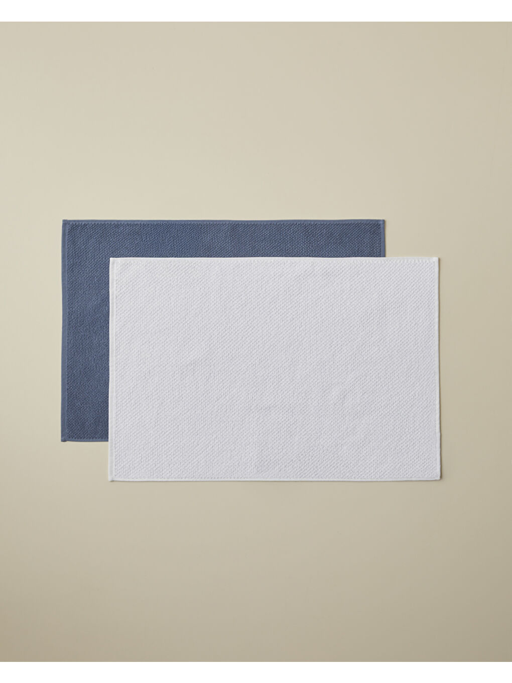 Sandy Stripe Pamuk Ayak Havlusu 50x70 cm Beyaz-3