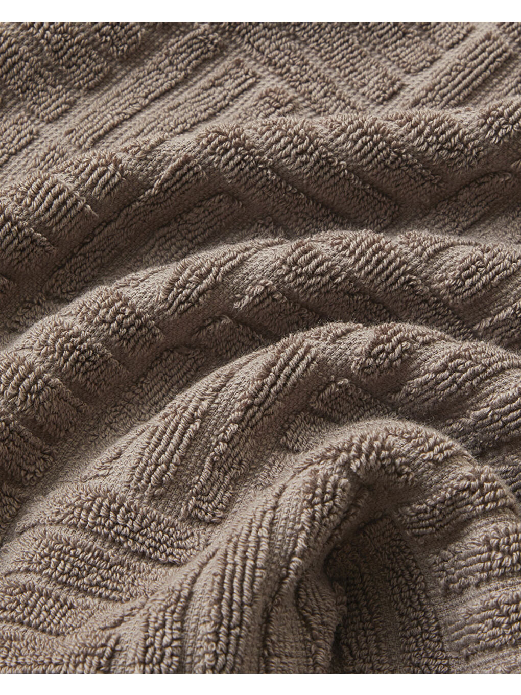 Kahverengi Panera Pamuk Ayak Havlusu 50x85 cm Sisli Kahve-2