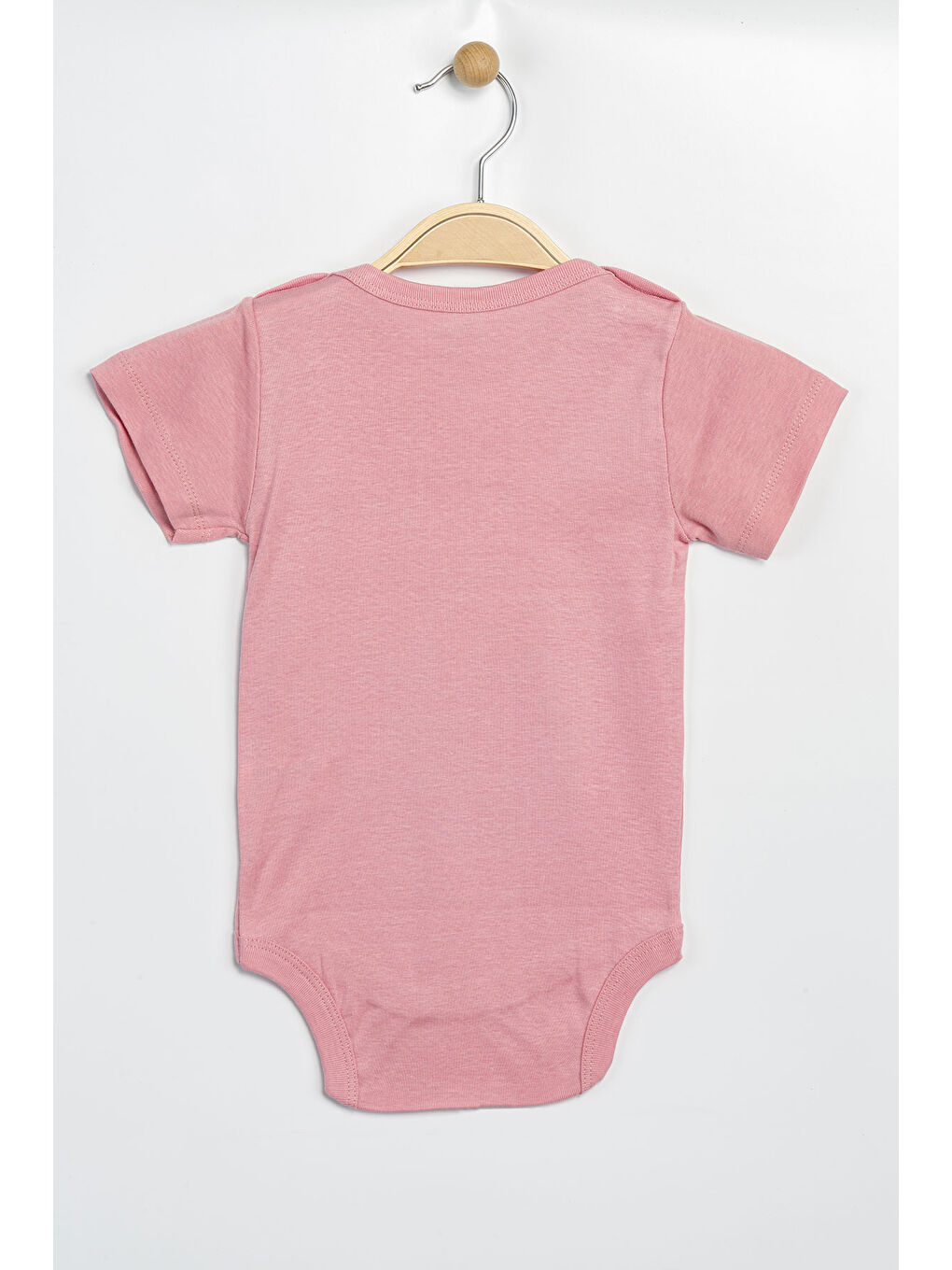 Kırmızı Erkek Kız Bebek Çıtçıtlı % 100 Pamuk Body & Zıbın-1