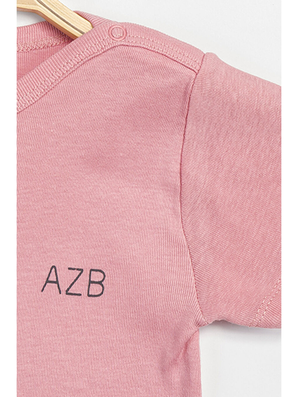 Kırmızı Erkek Kız Bebek Çıtçıtlı % 100 Pamuk Body & Zıbın-2