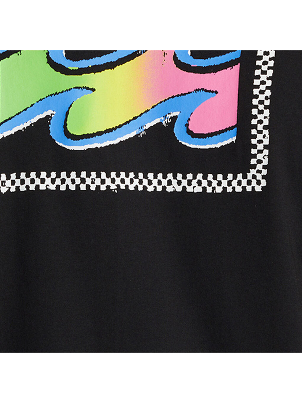 Crayon Wave Ss Erkek Siyah Tişört-6