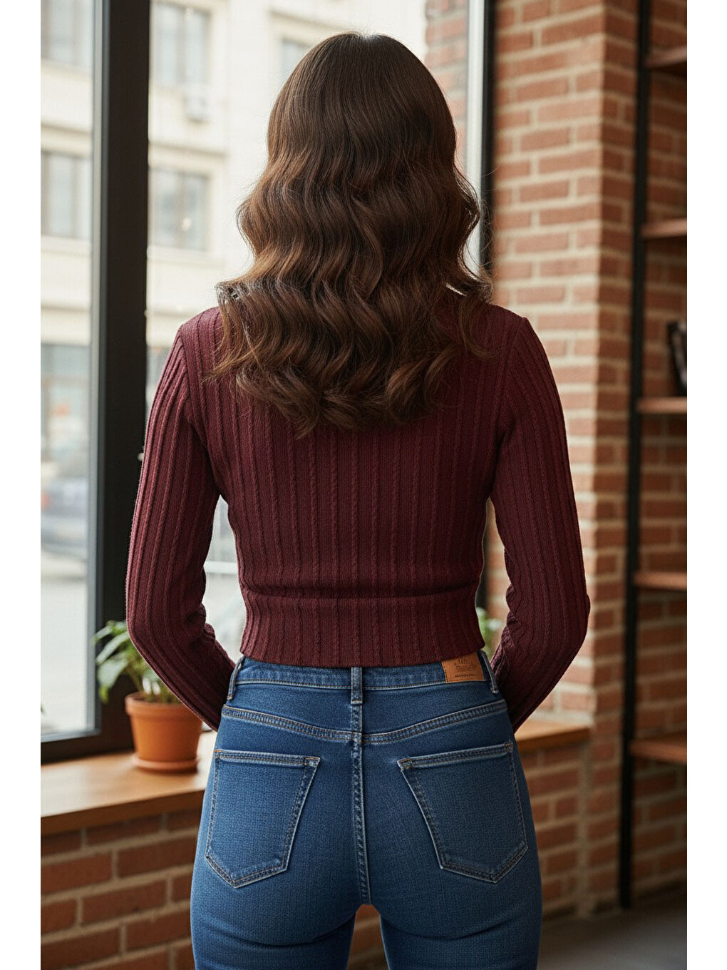 Leysi Crop Bordo - 27978-BORDO-2