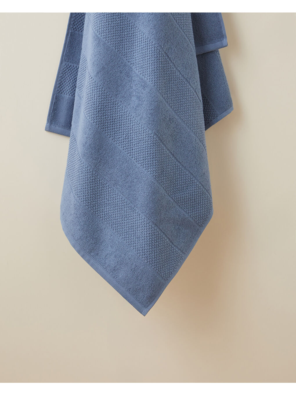 Sandy Stripe Pamuk Banyo Havlusu 80x150 cm Lacivert-1