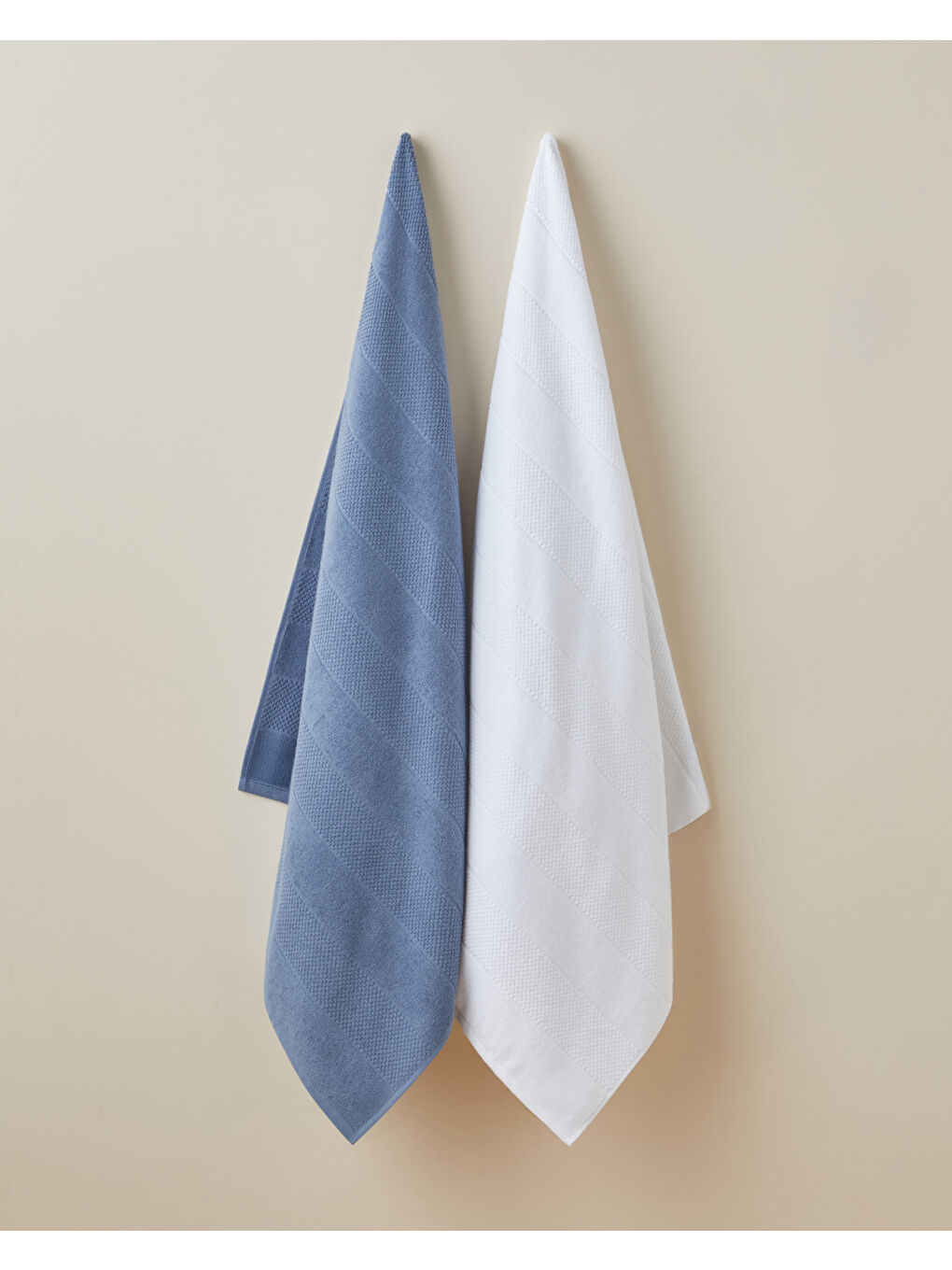 Sandy Stripe Pamuk Banyo Havlusu 80x150 cm Lacivert-2