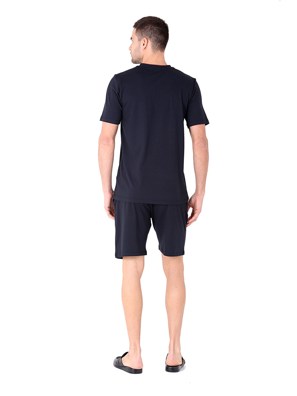 Lacivert Şort Pijama Takımı LACİVERT-2
