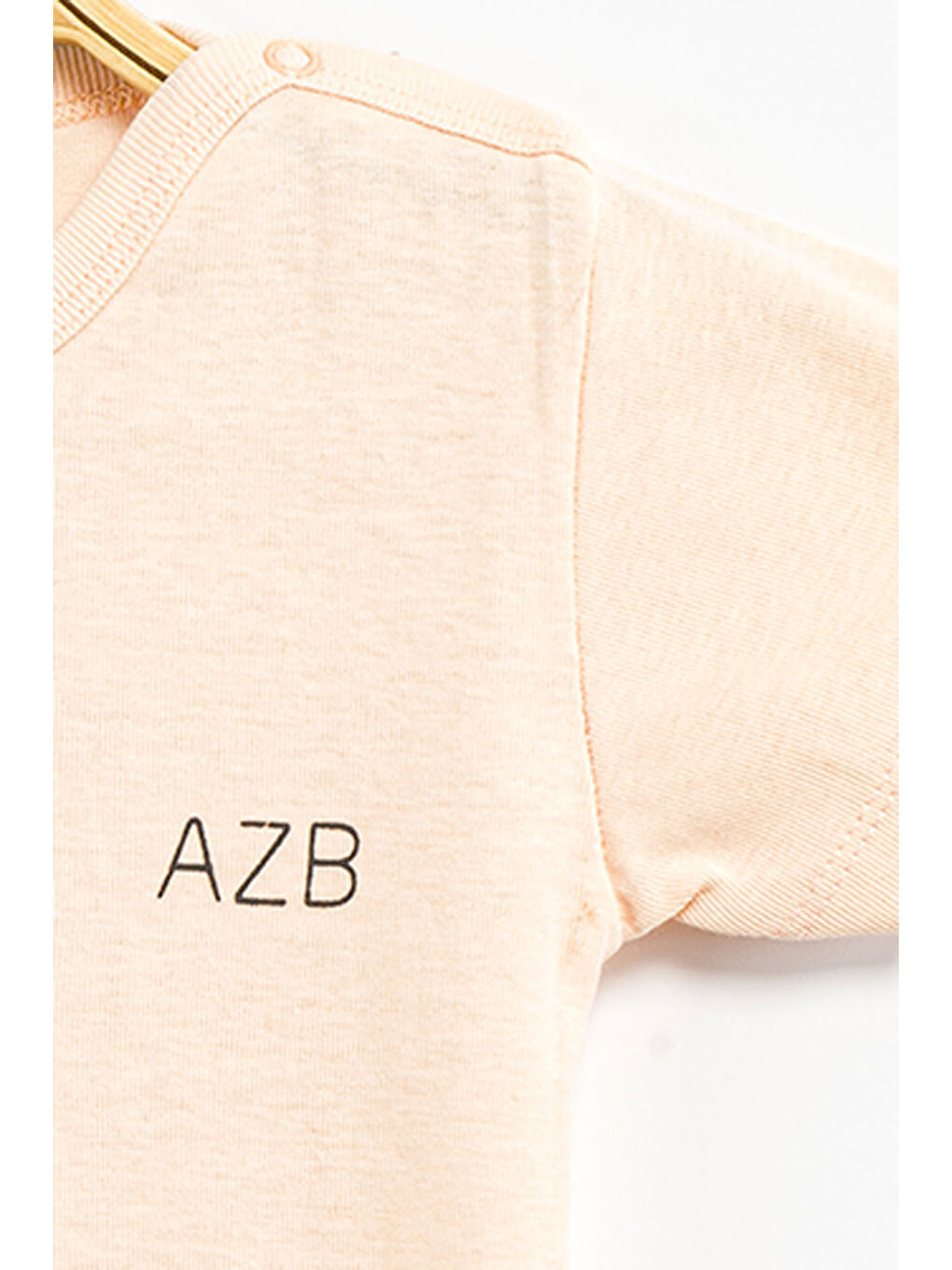 Pembe Erkek Kız Bebek Çıtçıtlı % 100 Pamuk Body & Zıbın-2