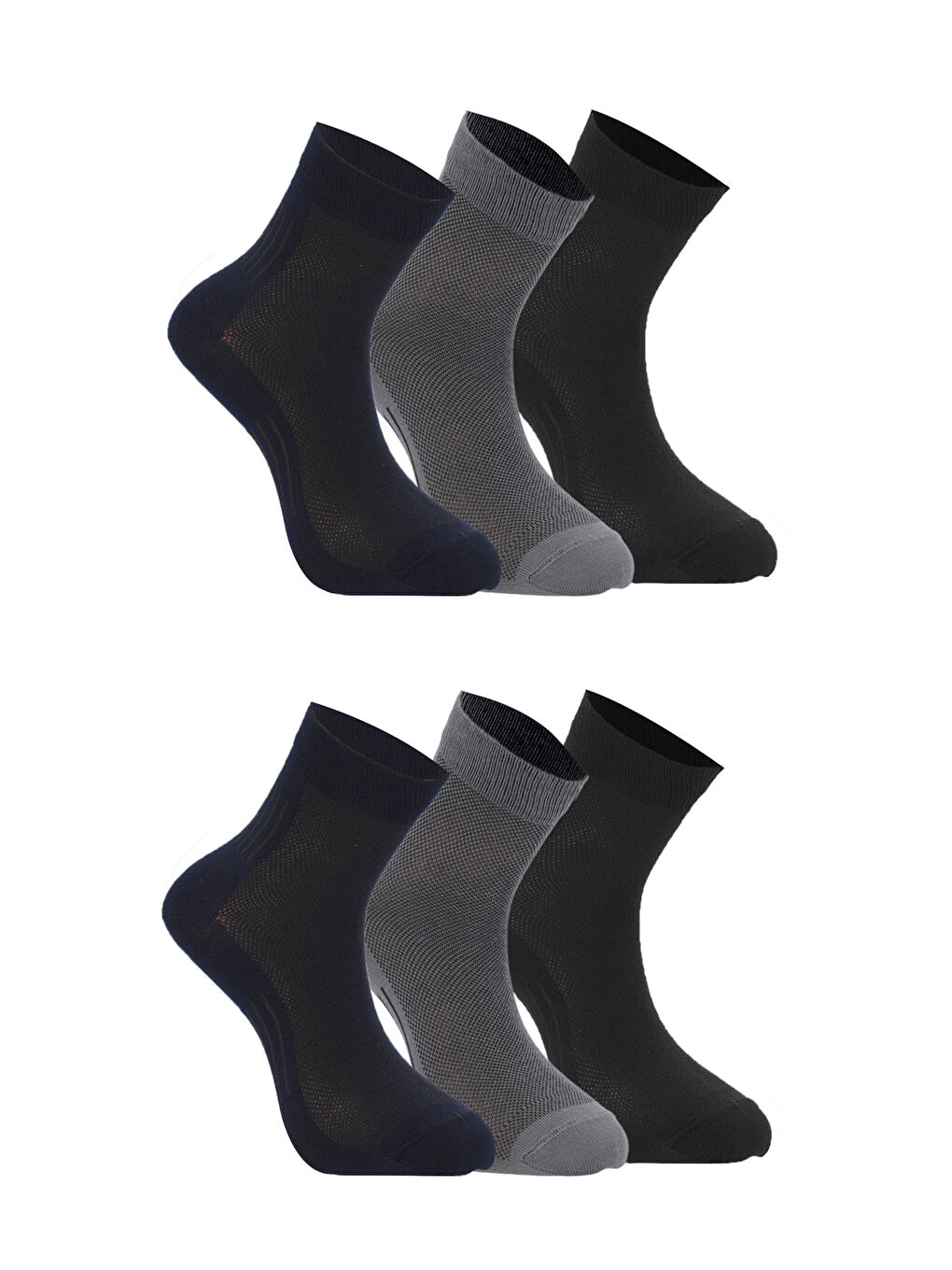 JACOB 6 lı Set Erkek  Karışık Çorap