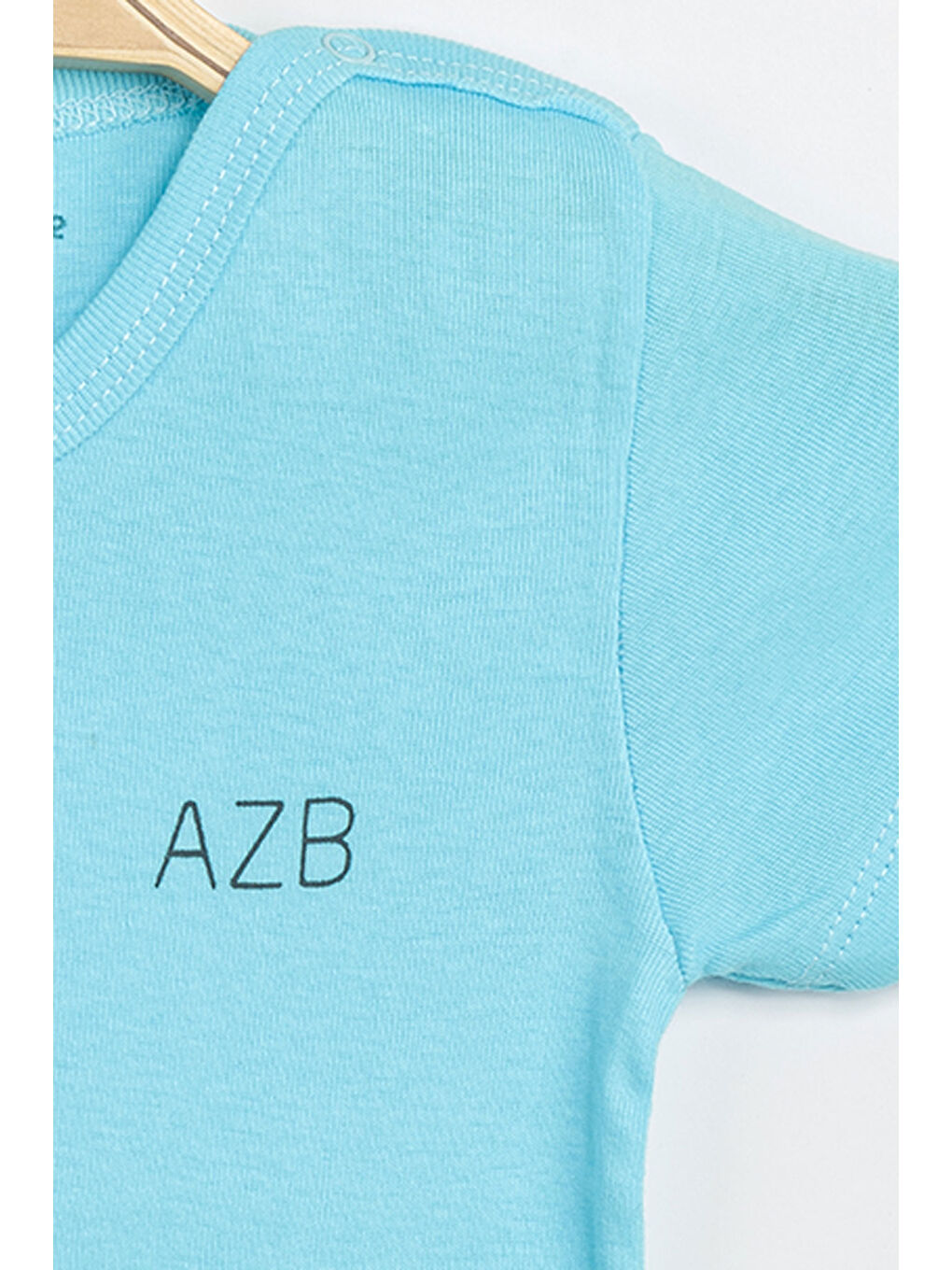 Yeşil Erkek Kız Bebek Çıtçıtlı % 100 Pamuk Body & Zıbın-2