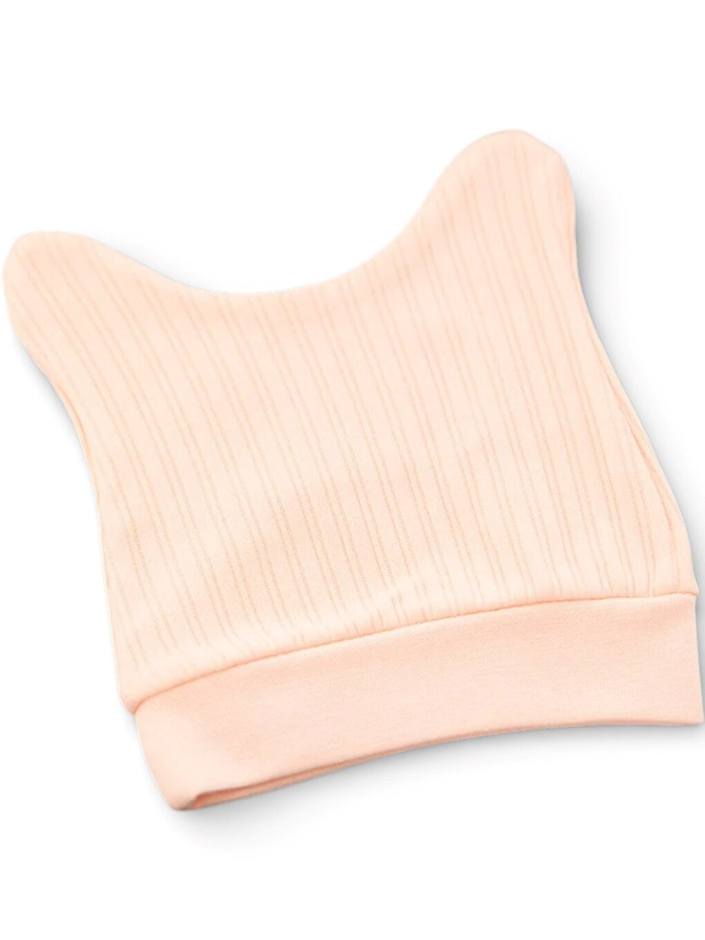 Pembe Kız Bebek %100 Pamuklu Süzene Tavşan Nakışlı Şapkalı, Kendinden Eldivenli 3'lü Zıbın Takımı-5