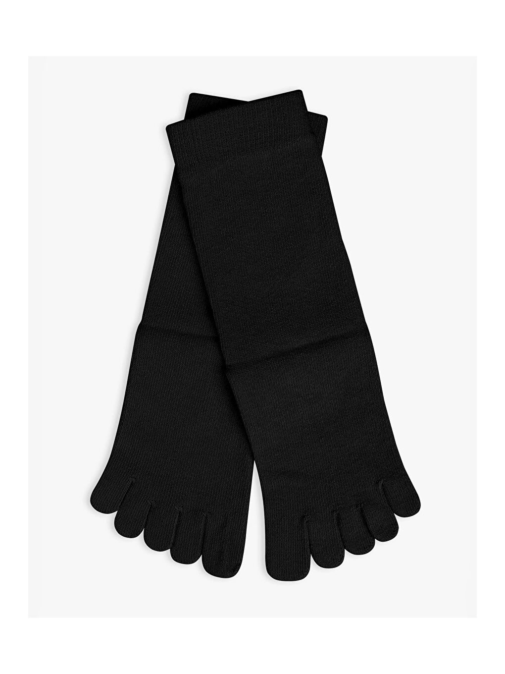 Bambu Parmaklı Siyah Çorap | Koku ve Mantar Önleyici | Ter Emici | Kokulu SIYAH-2