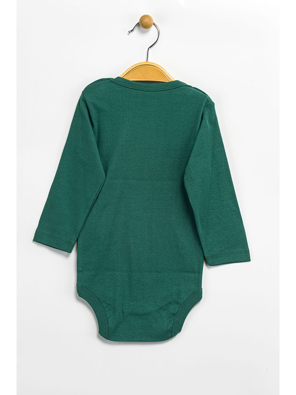 Yeşil Erkek Kız Bebek Çıtçıtlı % 100 Pamuk Body & Zıbın 0 Ay - 12 Ay-1