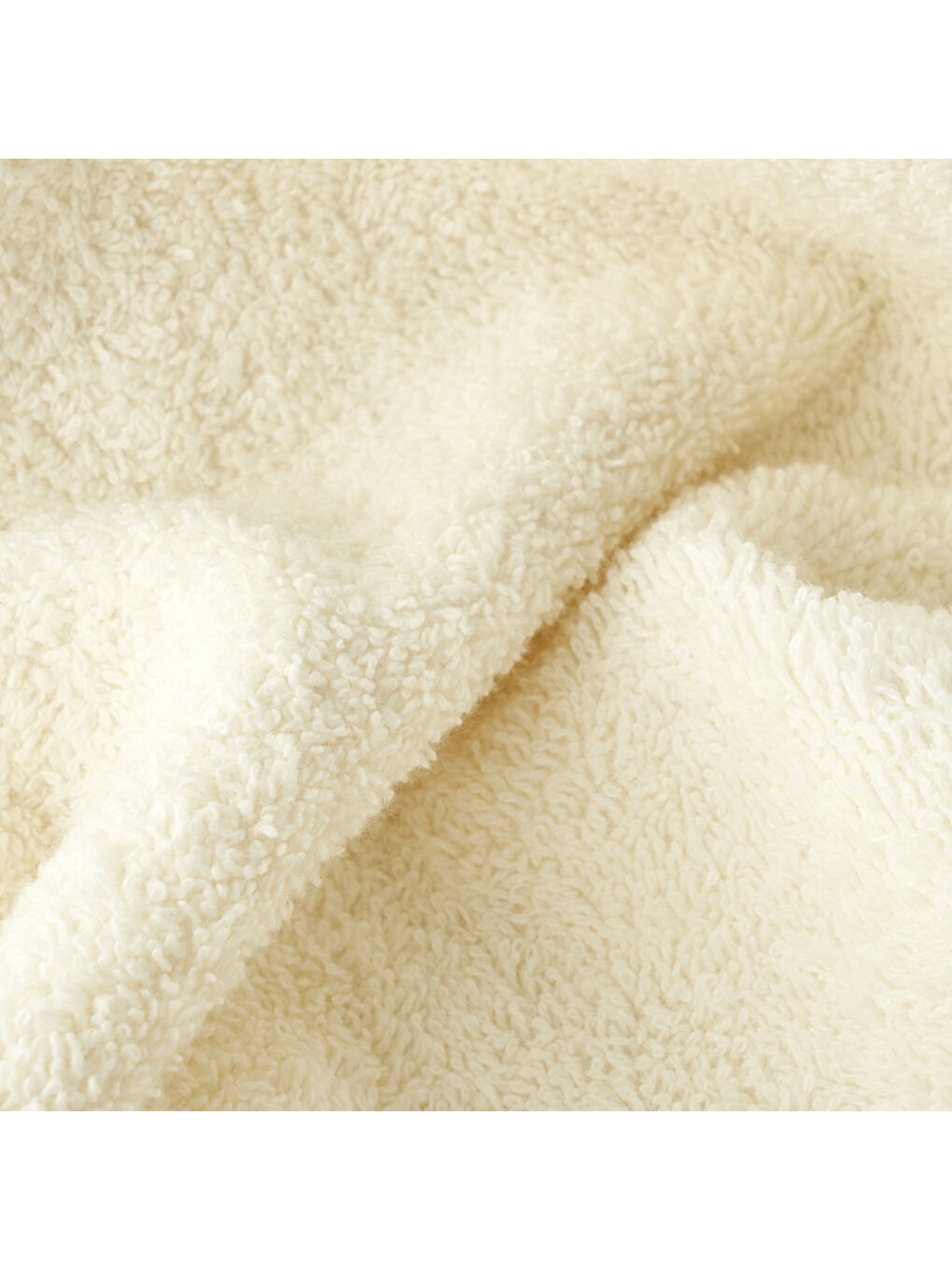 Ekru %100 Pamuk Floris Yüz Havlusu Krem (50x90 cm)-2