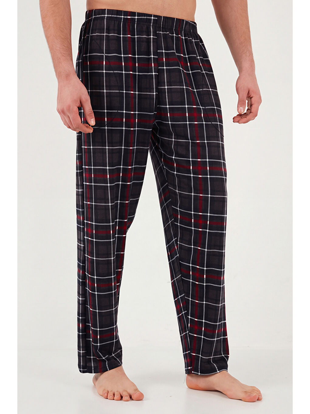 Lacivert Pamuklu Regular Fit Baskılı Pijama Takımı 6096165-4